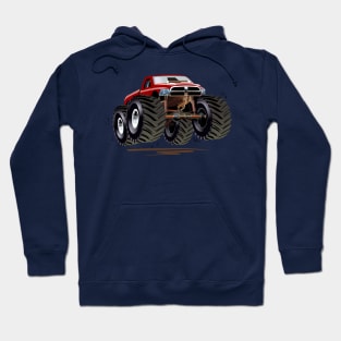 Cartoon Monster Truck Hoodie